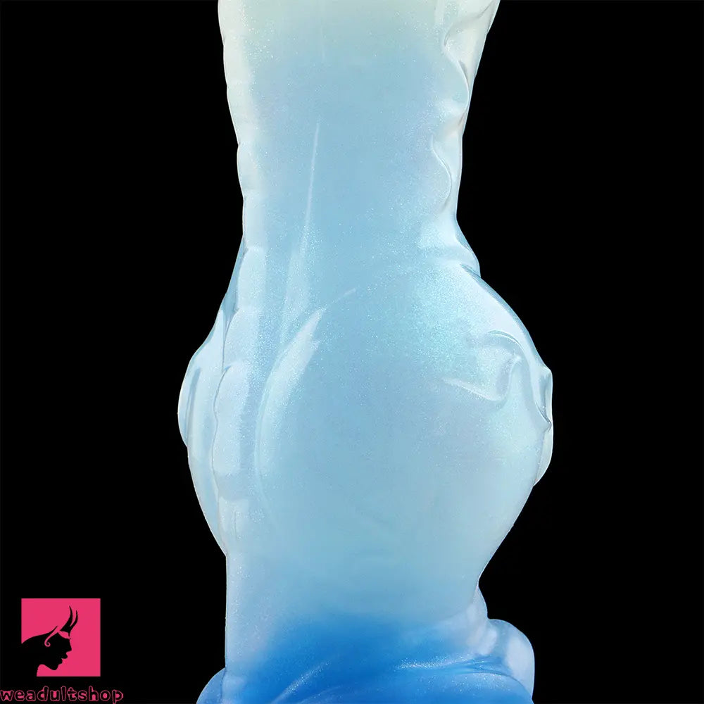 4.56in 5.9in 6.81in 8.07in Dog Knot Silicone Soft Fantasy Cock Anal Dildo