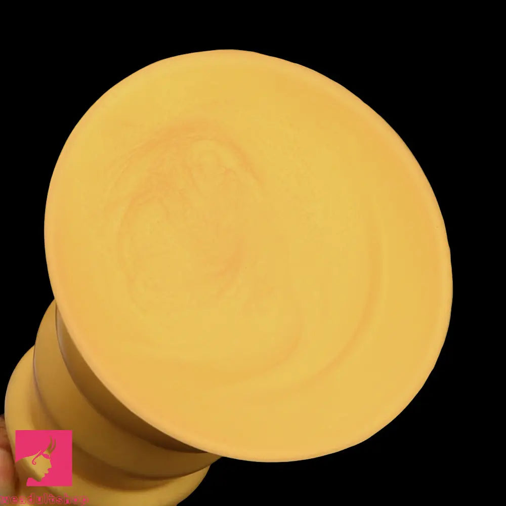 7.87in 11.41in 14.17in Golden Silicone Soft Anal Plug Dildo For Women Toy