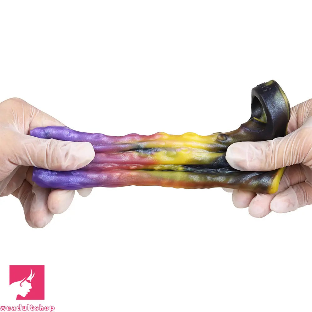 4.92in Egyzos Tentacle Silicone Soft Dildo Sleeve Cock Extender Sex Toy