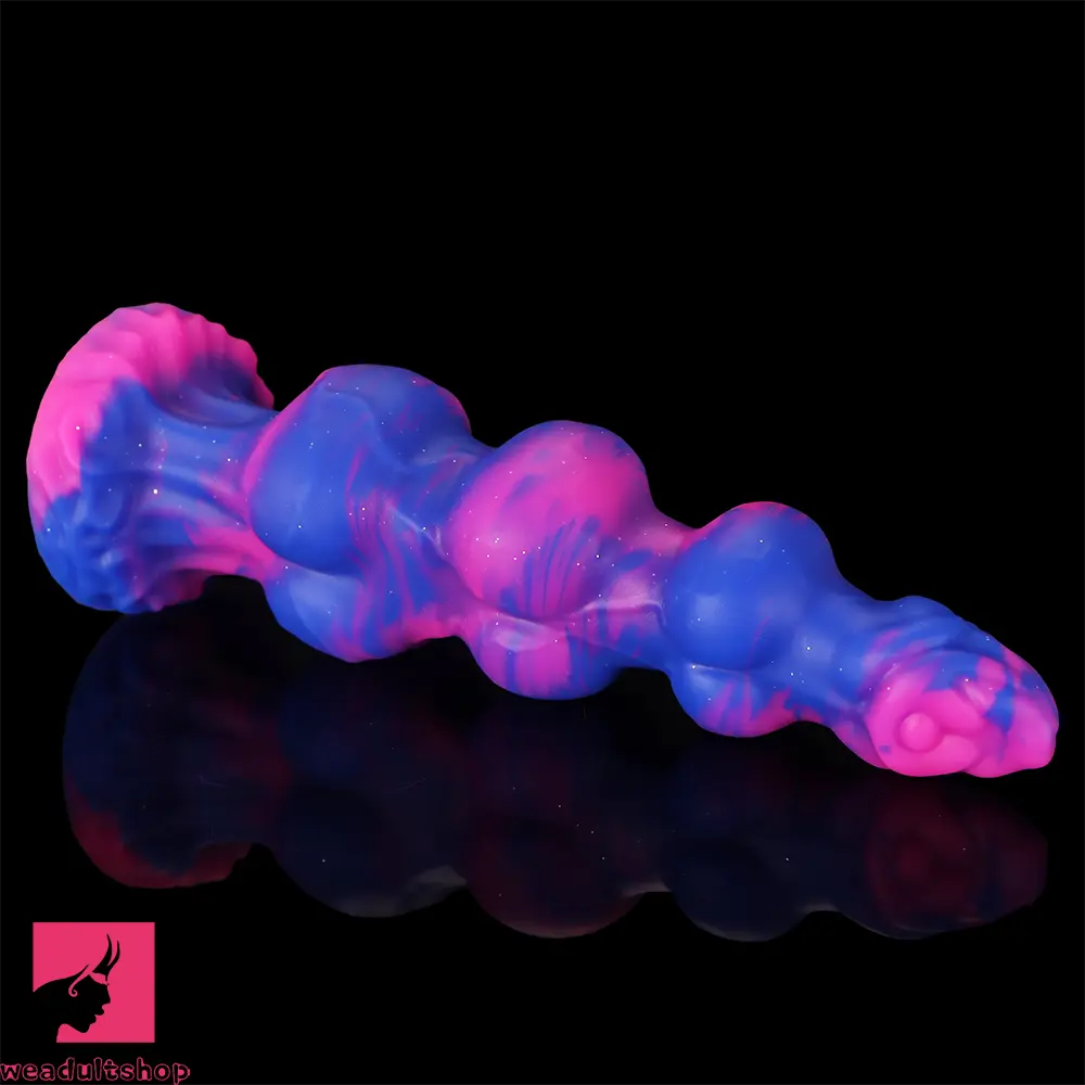 7.48in 8.66in 10.43in Monster Knot Silicone Fantasy Dildo G-spot Odd Cock