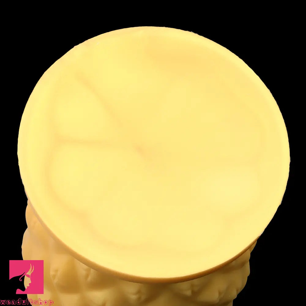 8.26in 10.03in 11.81in Gold Silicone Pineapple Giant Cock Anal Plug Dildo