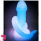 12.8in 15.35in Dinosaur Silicone Soft Big Glowing Penis Dildo For Women