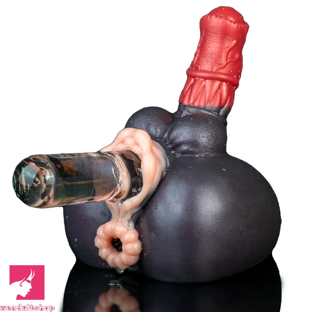 7.67in Silicone Odd Horse Dildo Masturbator Heavy Duty Suction Cup