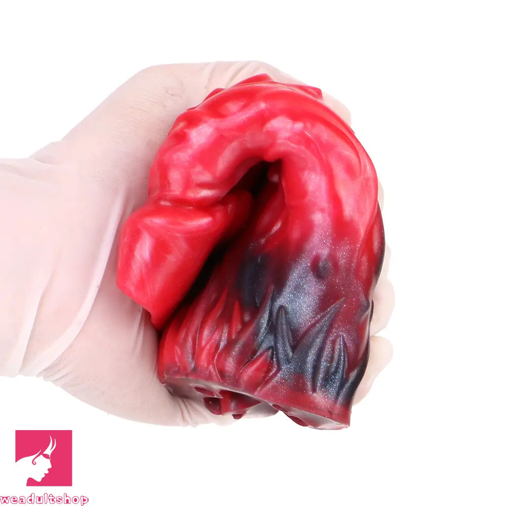 5.78in Silicone Soft Hollow Dildo Built-in keel Vibration Remote Cock Sleeve