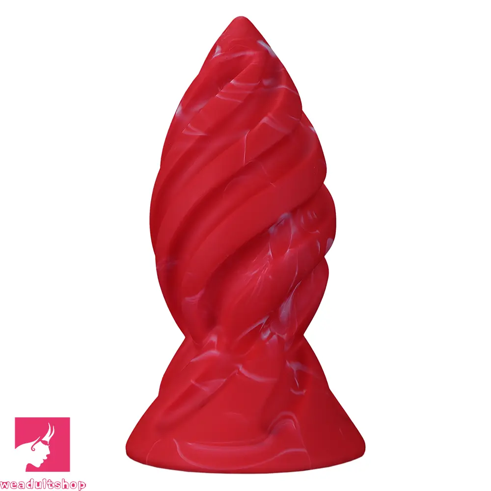 6.29in 7.48in 8.66in 9.84in Fantasy Spiral Butt Plug Dildo Lightweight Cock Toy