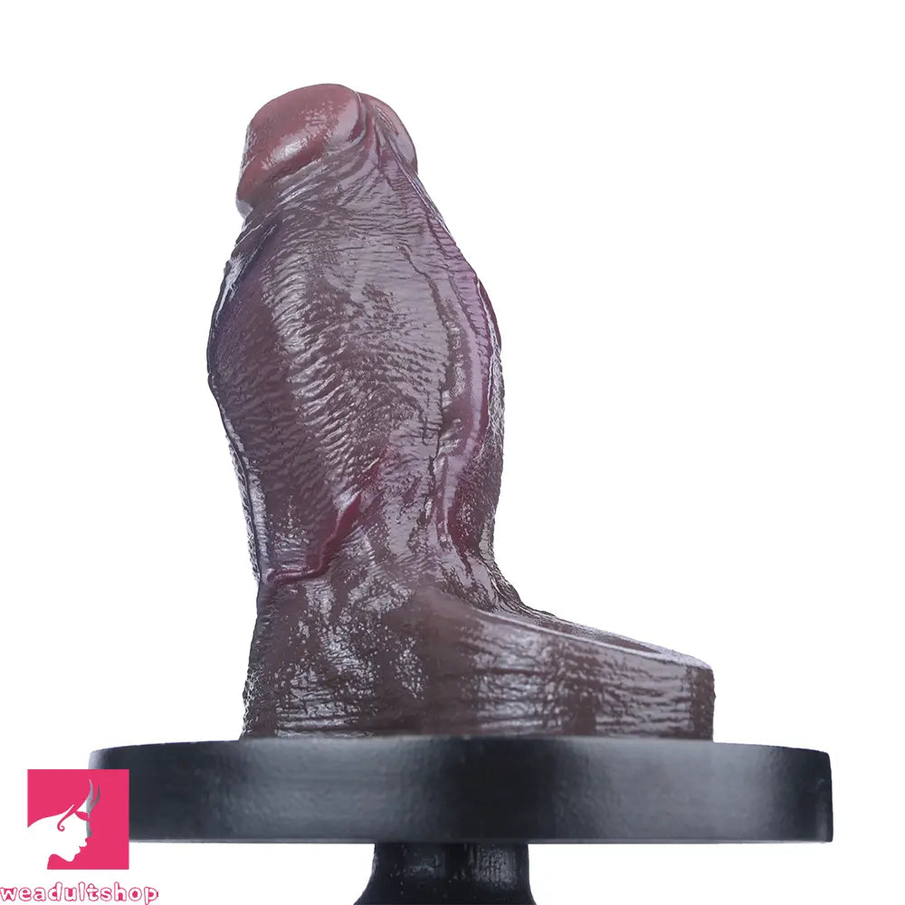 4.8in Platinum Silicone Real Lifelike Skin Dildo Sleeve Soft Male Cock Sleeve