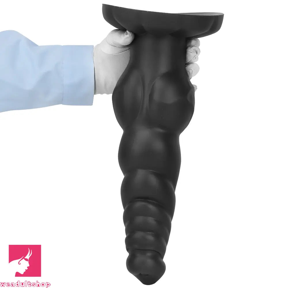 8.66in 11.81in 14.17in Heterosexual Animal Upgraded Dog Silicone Dildo