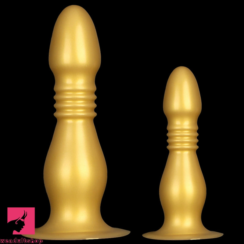 8.66in 12.2in Large Head Anal Dilation Silicone Soft Anal Plug Cock Dildo
