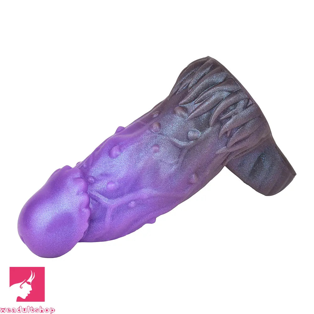 6.18in Dragon Fantasy Hollow Spiked Soft Dildo Sleeve For Cock Enlargement