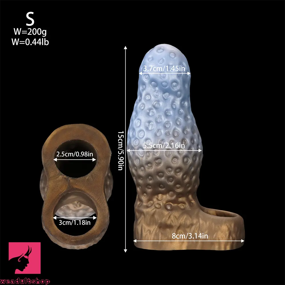 5.9in 6.29in 6.69in Hollow Octopus Dildo Sleeve Hands-free For Real Love