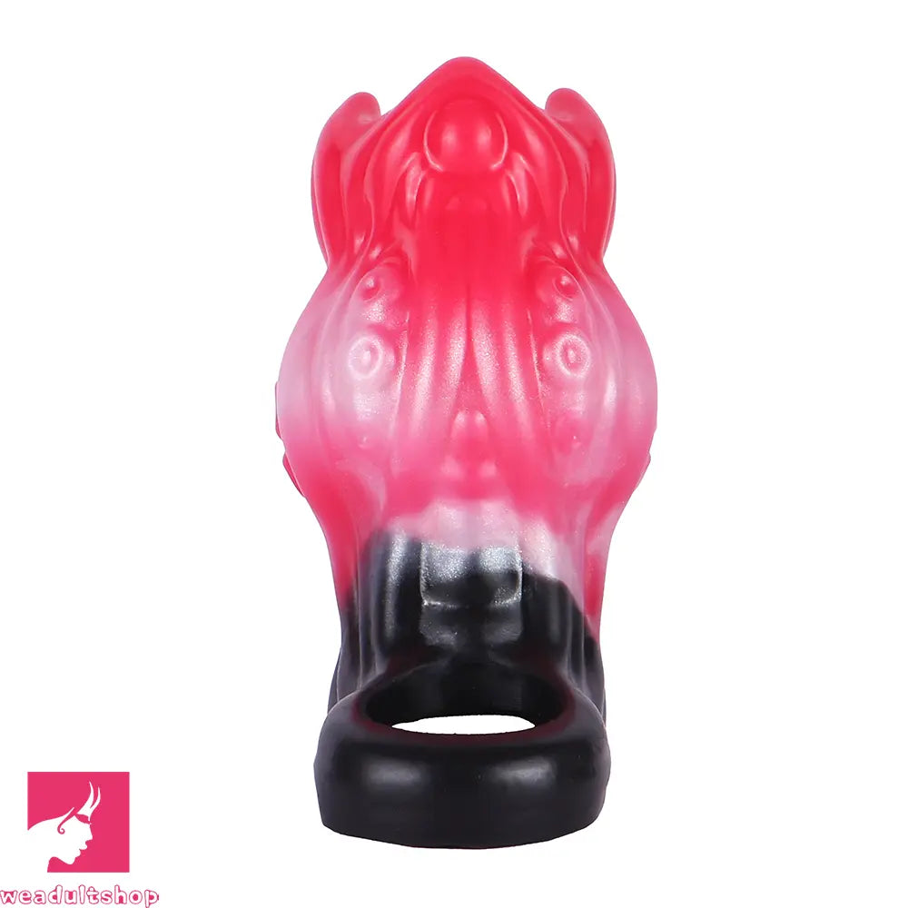 4.4in 5.11in 5.86in Fantasy Tentacle Silicone Dildo Sleeve Crown Top Quality