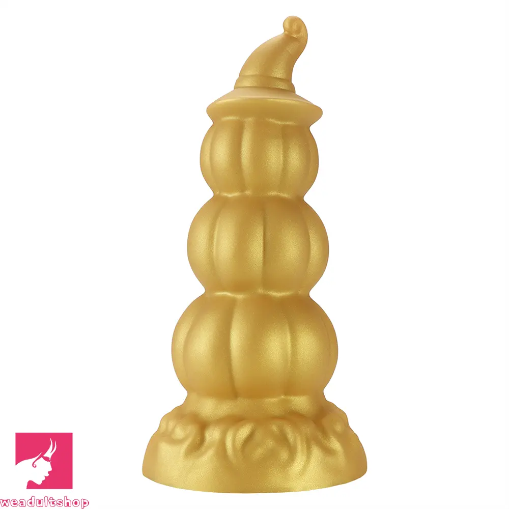 5.9in 6.69in 7.48in 8.26in 9.05in 9.84in Halloween Pumpkin Butt Plug Dildo