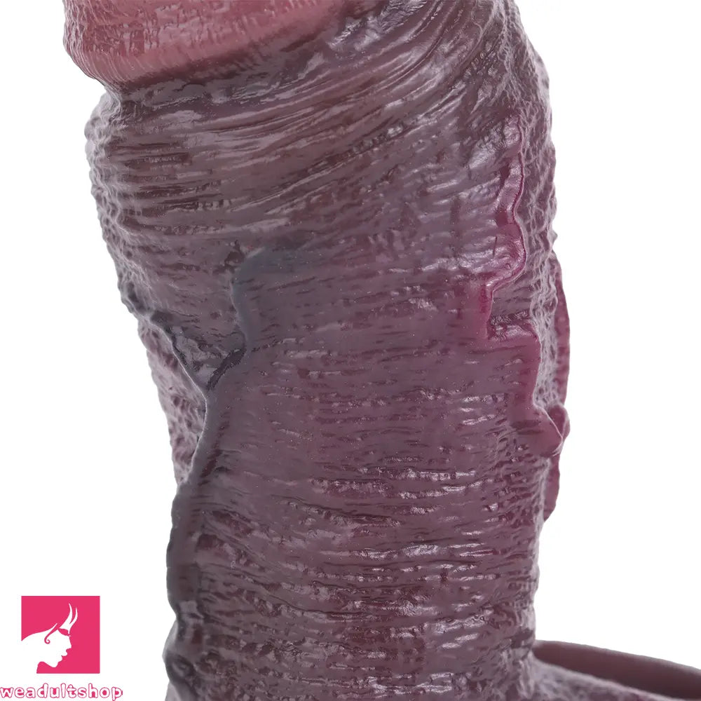 4.09in 4.64in 5.51in Lifelike Cock Soft Silicone Flexible Real Dildo Sleeve