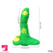 7.08in 9.05in Uncut Big Monster Animal Soft Silicone Luminous Clit Dildo