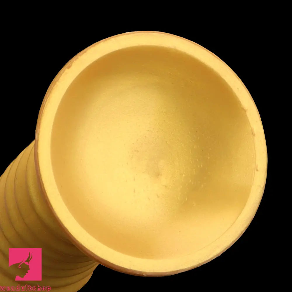 9.64in 11.81in 13.18in Golden Silicone Thread Soft Big Dildo Masturbator