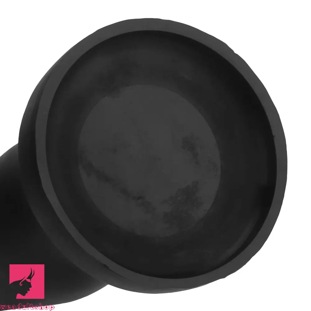 4.72in 6.49in 7.87in Silicone Black Anal Plug Dildo Pleasure Masturbator