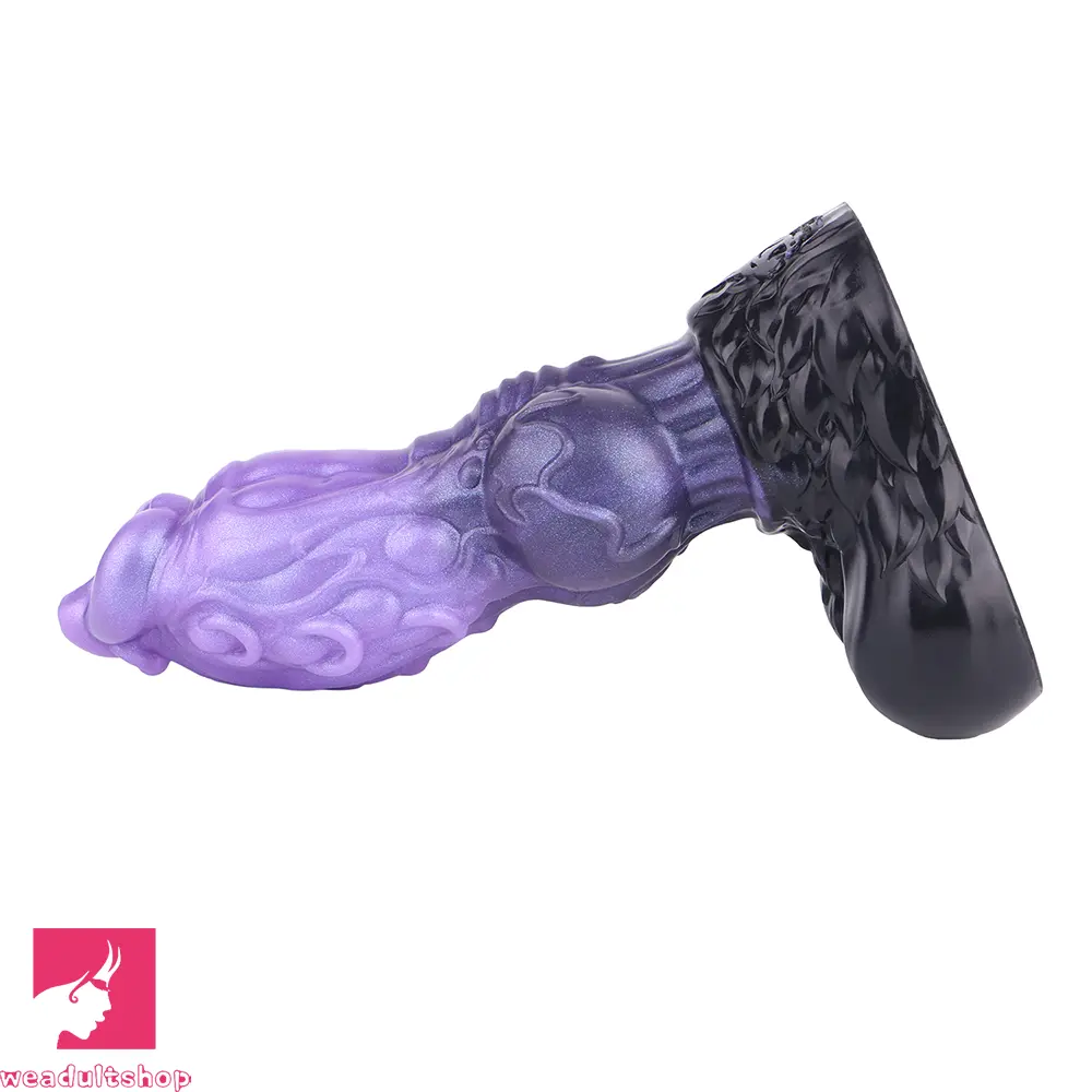 9.05in Tentacle Knot Silicone Dual Density Monster Dildo Anal Stimulator