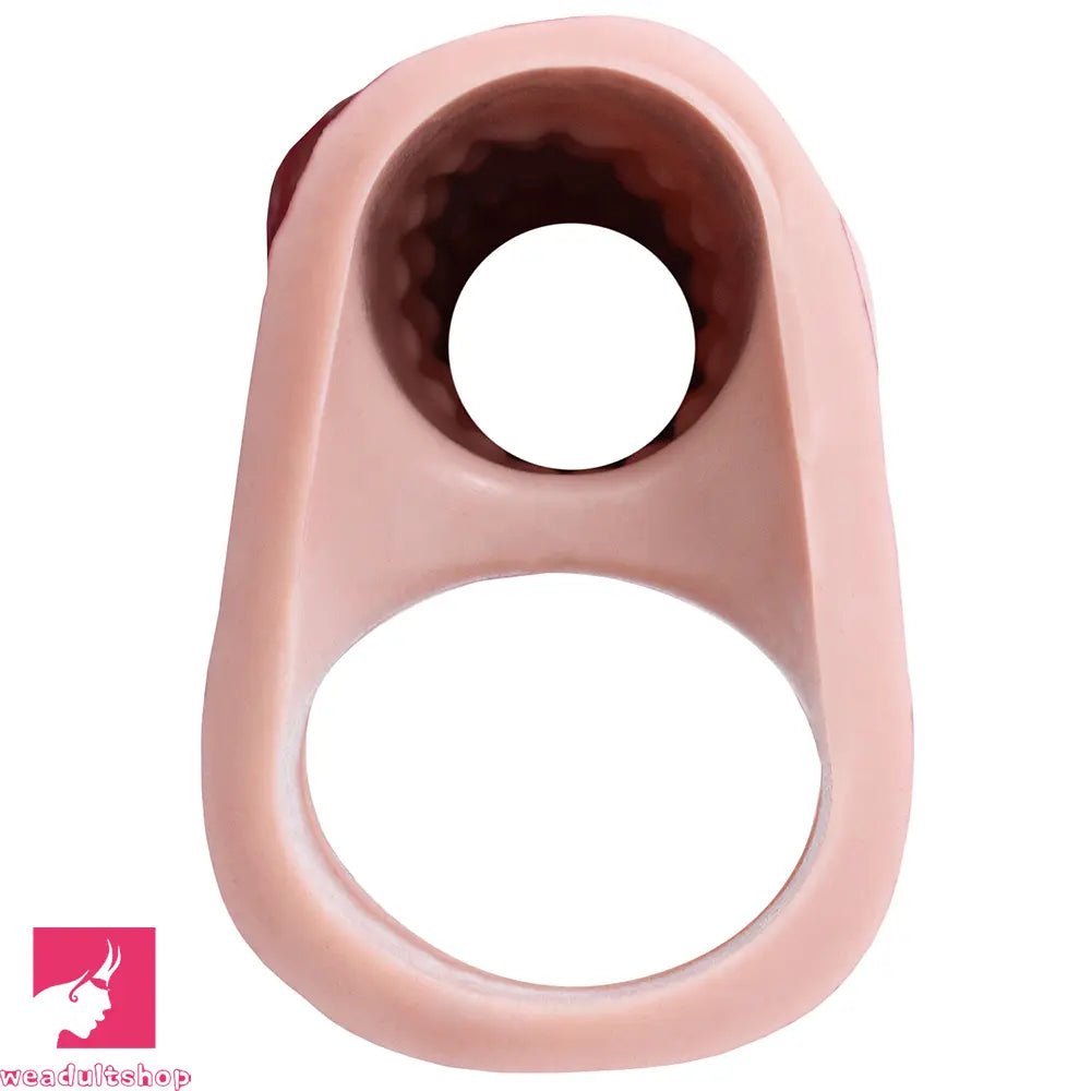 5.47in 6.49in 6.77in Realistic Dog Lifelike Dildo Cock Sleeve Close Open Head