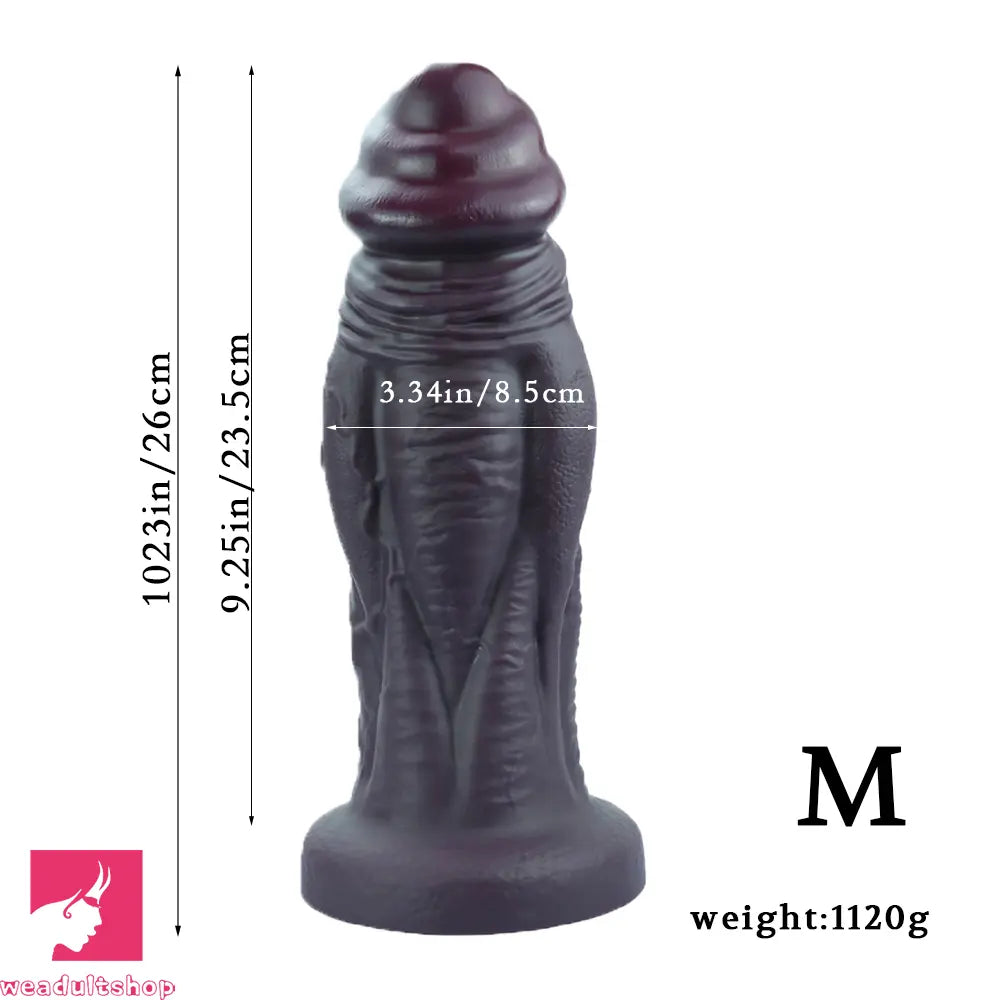 8.66in 10.23in 11.9in Real Feeling Silicone Soft Big Dildo For Handsfree Play