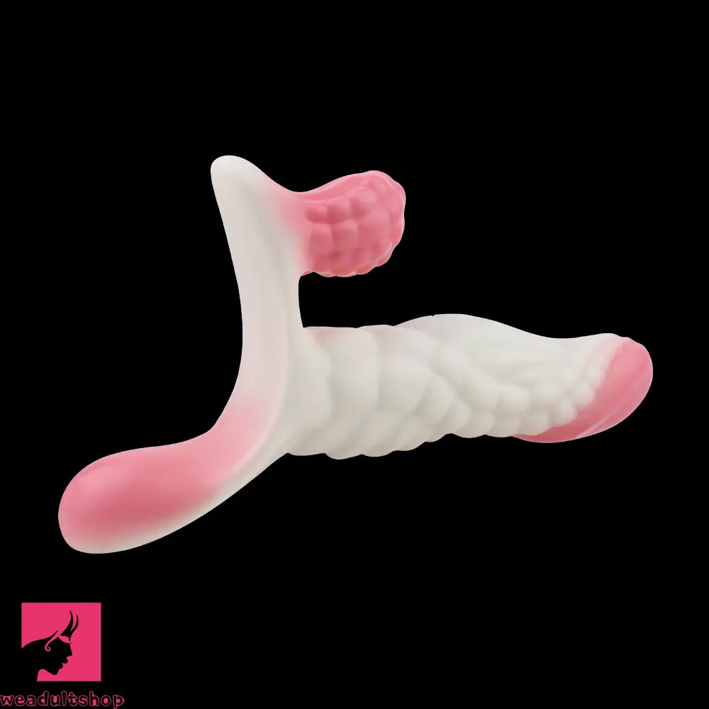 5.83in Dragon Scale Monster Wearable Strap on Vibrating Anal Dildo