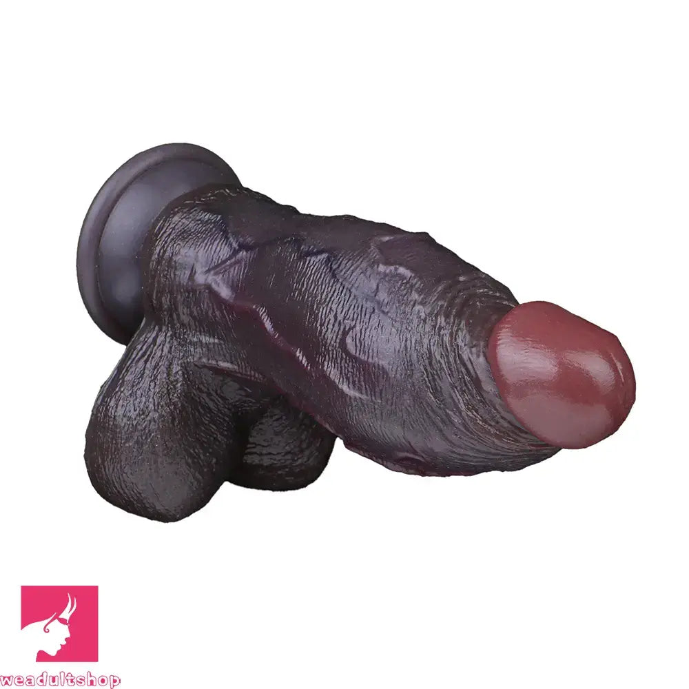 6.5in Dual Density Silicone Soft Real Feeling Dildo Adult Intimacy Love Toy
