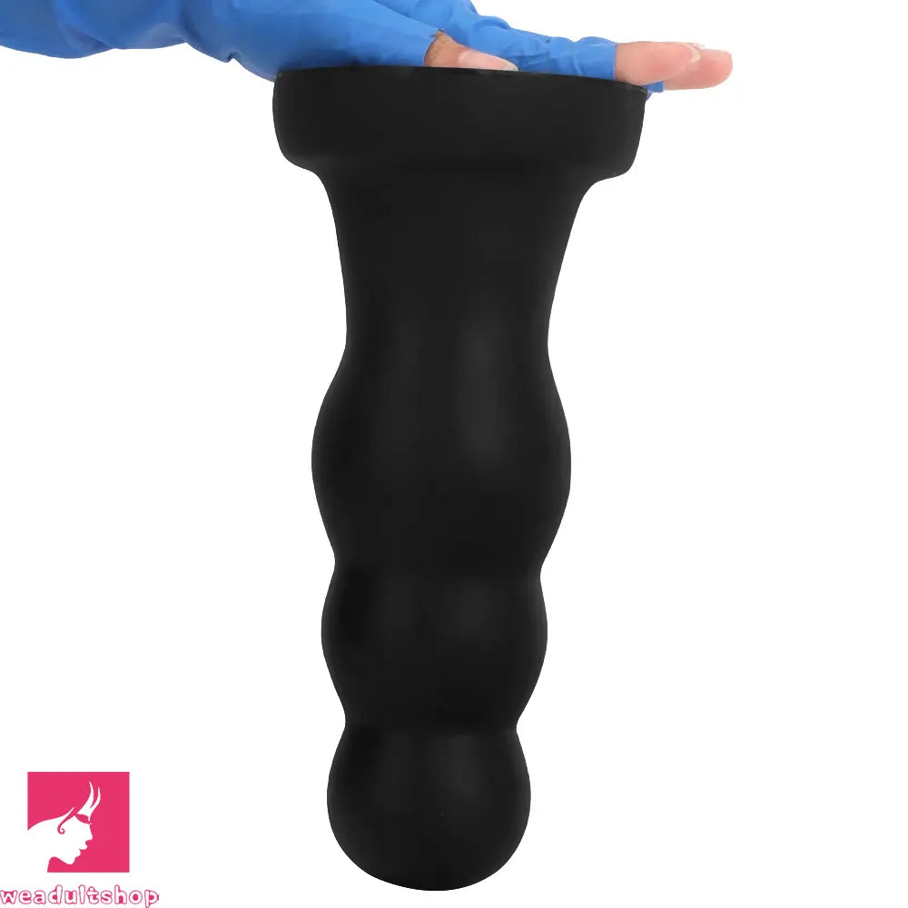 7.08in 8.85in 11.02in Soft Pull-bead Anal Plug Extra Large Thick Cock Dildo