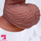 7.87in 8.27in Realistic Massage Silicone Dual Density Uncut Sliding Skin Dildo