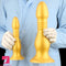 8.66in 12.2in Large Head Anal Dilation Silicone Soft Anal Plug Cock Dildo