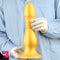 8.66in 12.2in Large Head Anal Dilation Silicone Soft Anal Plug Cock Dildo