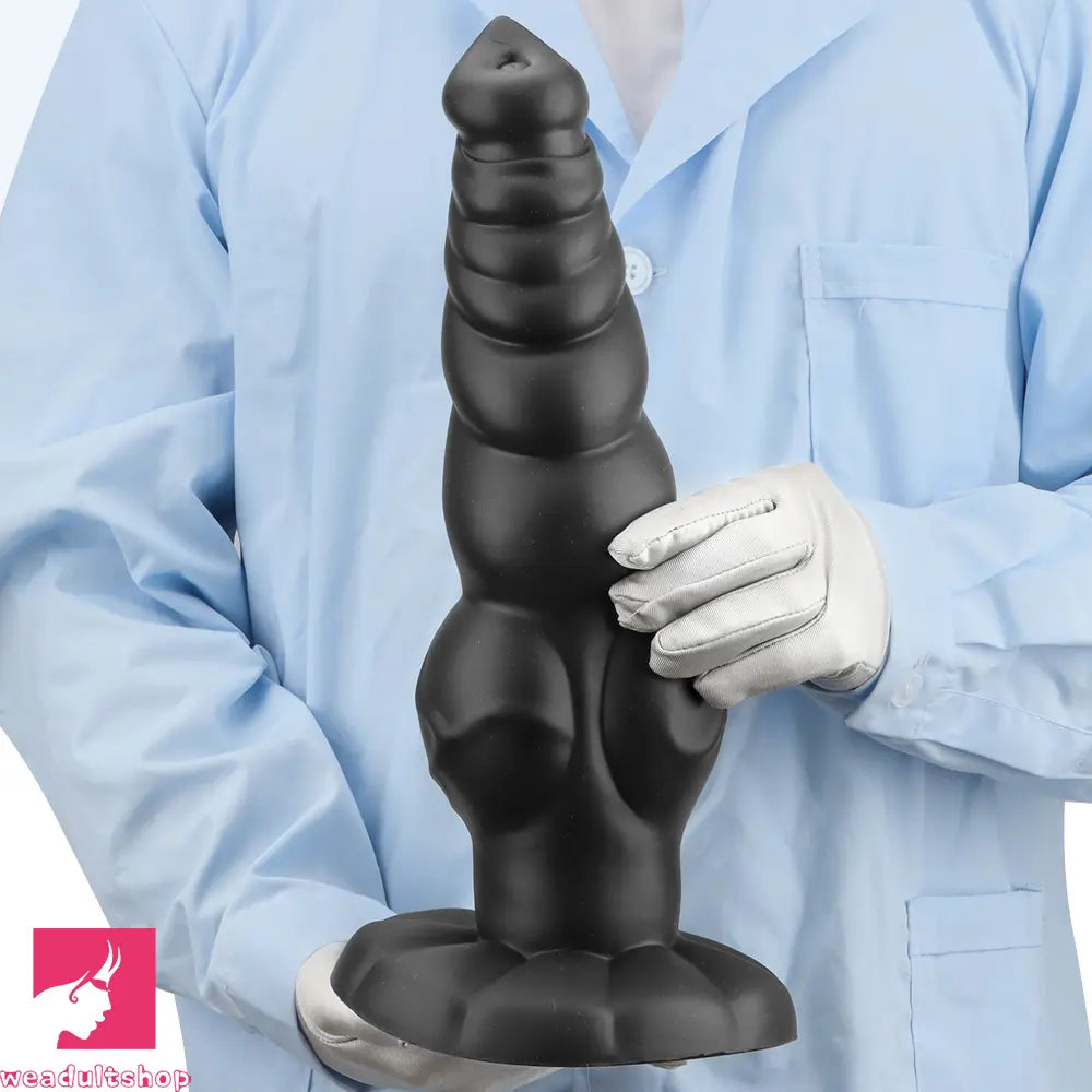 8.66in 11.81in 14.17in Heterosexual Animal Upgraded Dog Silicone Dildo