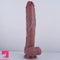 11.41in Long Curved Milf Riding Dildo For Females Males Sex Orgasm