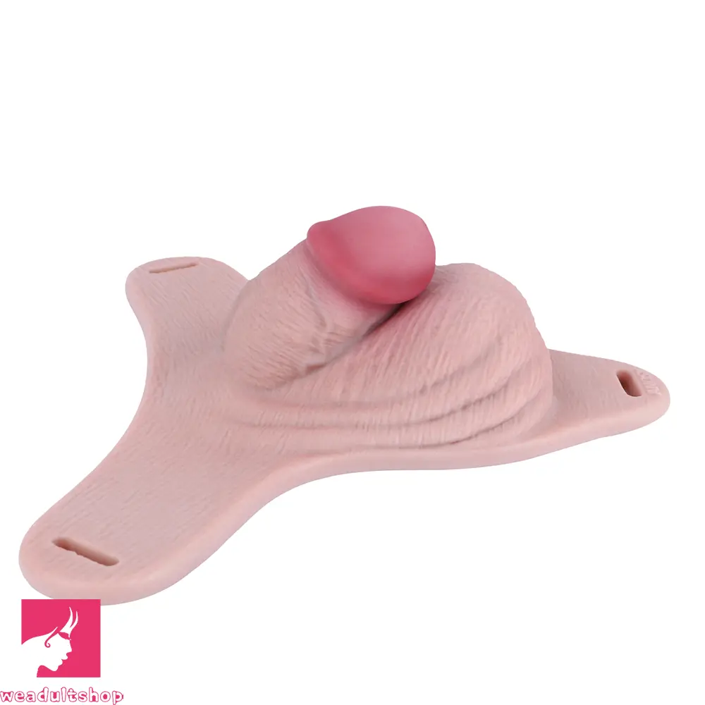3.93in Real Hollow Chastity Cage Dildo Adult Sex Toy For Women Couples