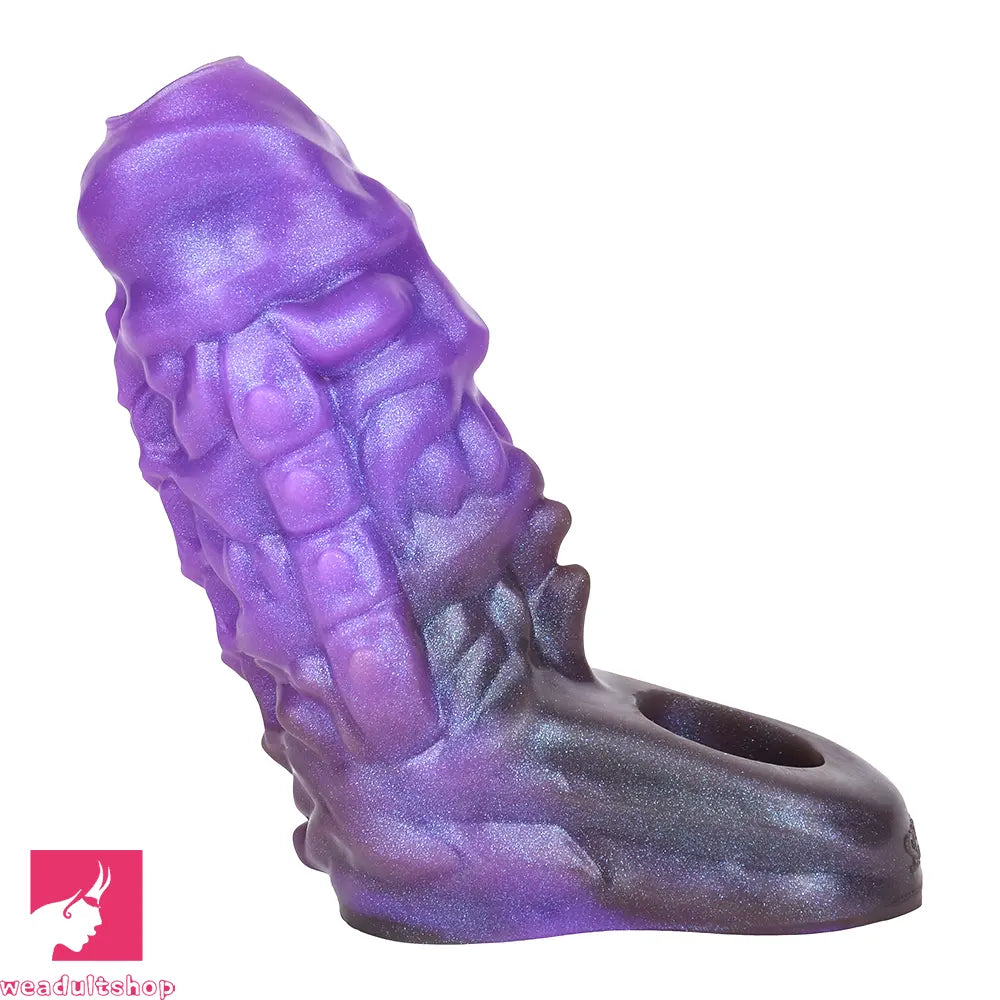 5.27in Dragon Beast Creature Fantasy Hollow Silicone Soft Dildo Sleeve