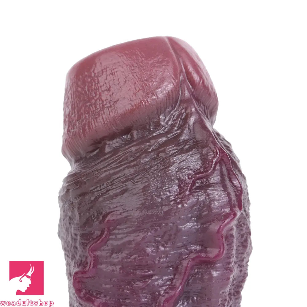 4.09in 4.64in 5.51in Lifelike Cock Soft Silicone Flexible Real Dildo Sleeve