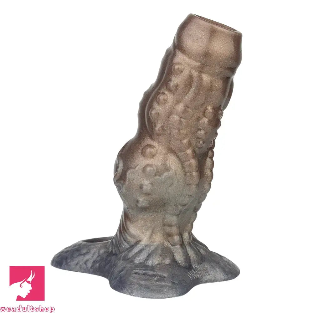 6.69in Tentacle Silicone Monster Hollow Strap on Dildo Sleeve For Cock