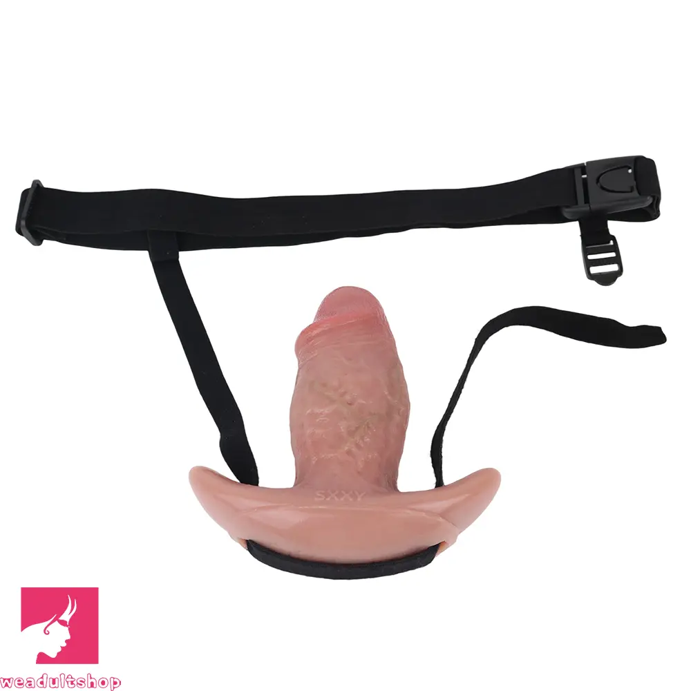 5.8in Hairy Penis 10 Frequency Vibration Role Sex Dildo Tail Butt Plug