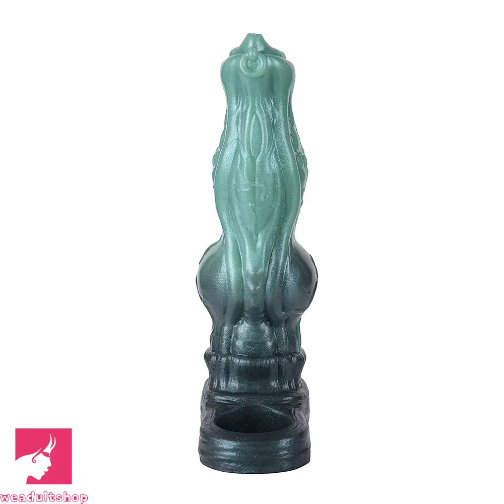 8.26in Moonbound Hound Silicone Hollow Cock Sleeve Dildo For Male Female