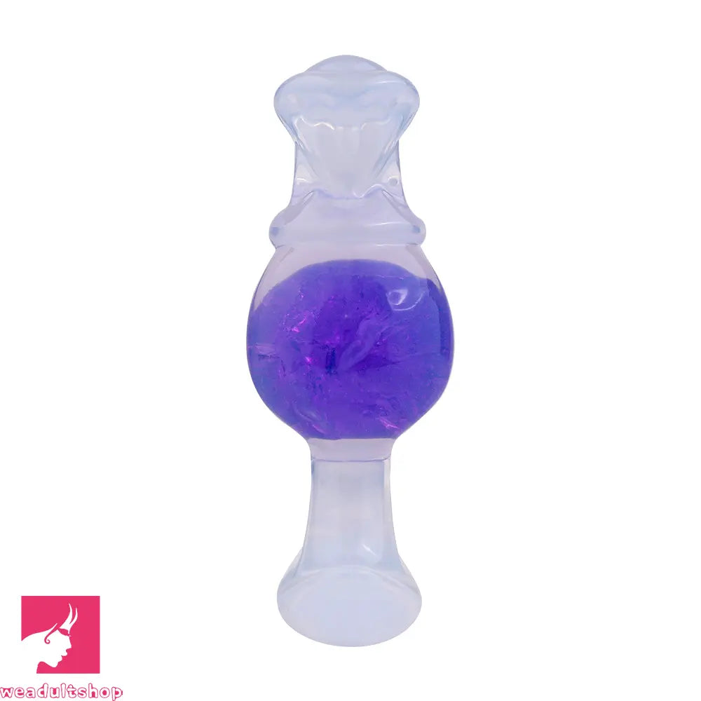 5.04in Silicone Anal Plug Vaginal Massager & Anus Stimulator Cock Toy