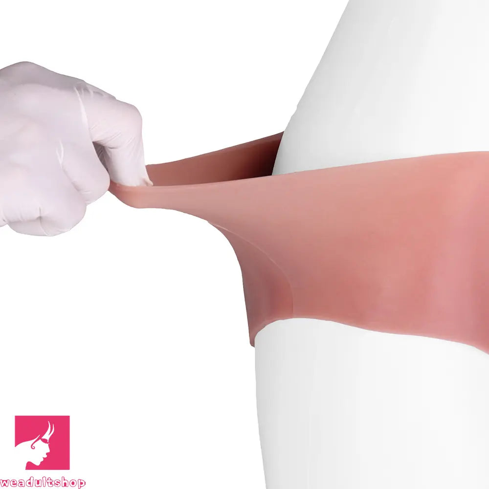 9.84in Silicone Big Strapon Hollow Dildo With Glans Penis For Women Sex