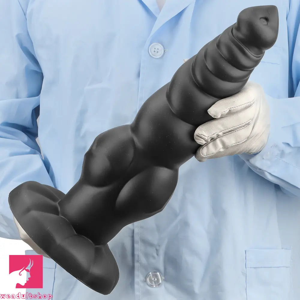 8.66in 11.81in 14.17in Heterosexual Animal Upgraded Dog Silicone Dildo