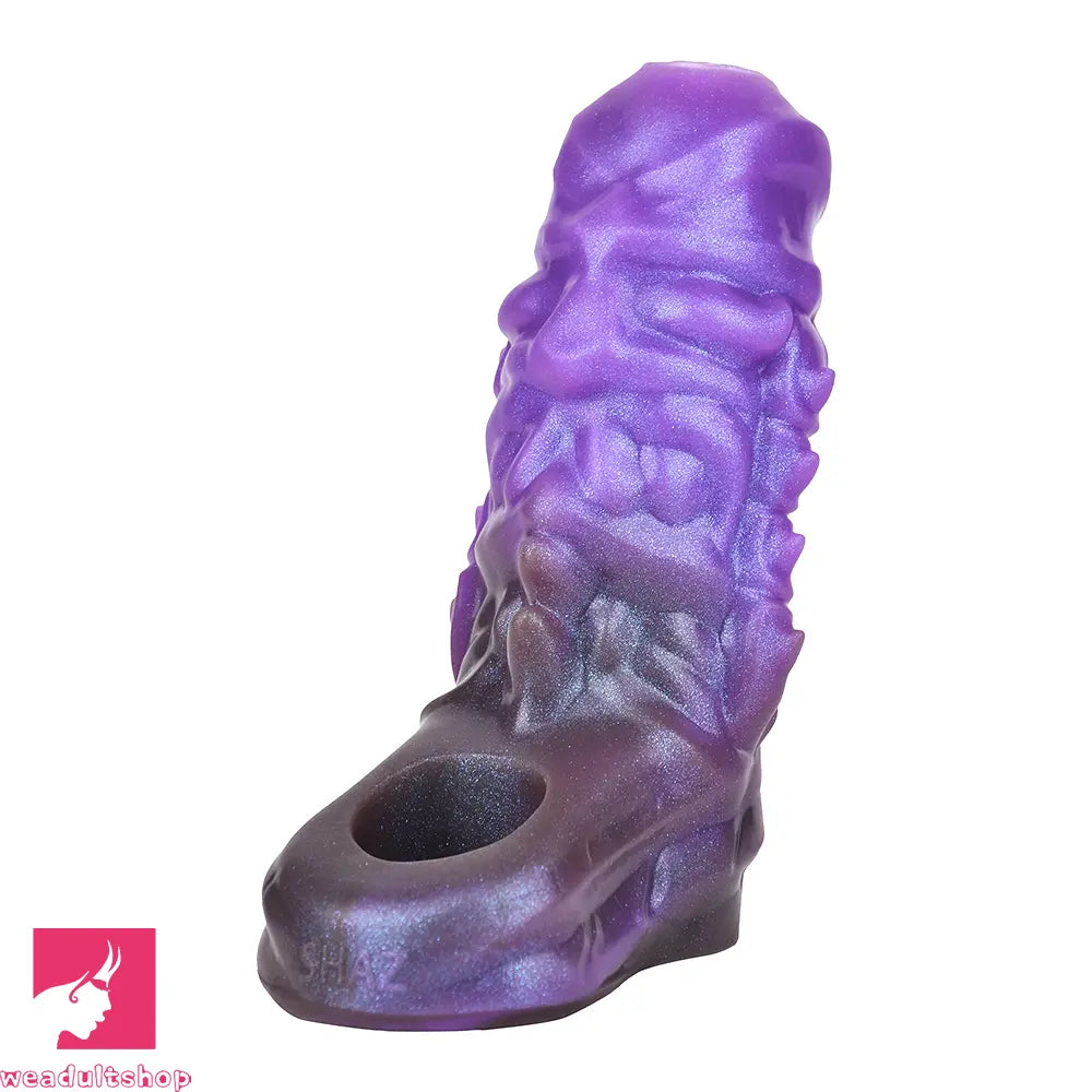 5.27in Dragon Beast Creature Fantasy Hollow Silicone Soft Dildo Sleeve