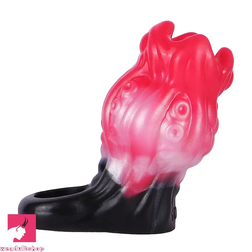 4.4in 5.11in 5.86in Fantasy Tentacle Silicone Dildo Sleeve Crown Top Quality