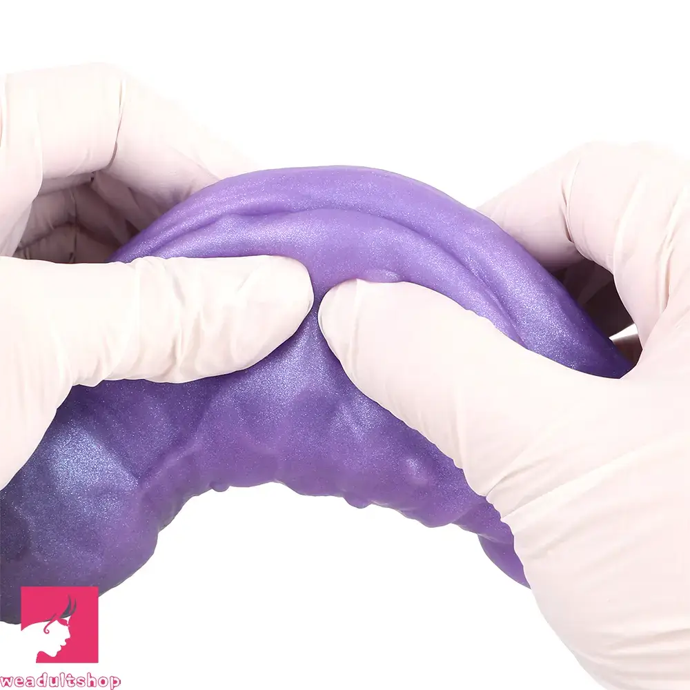 9.76in Monster Silicone Knot Ultra Soft Dildo For Couple G Spot Stimulator