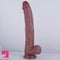 11.41in Long Curved Milf Riding Dildo For Females Males Sex Orgasm