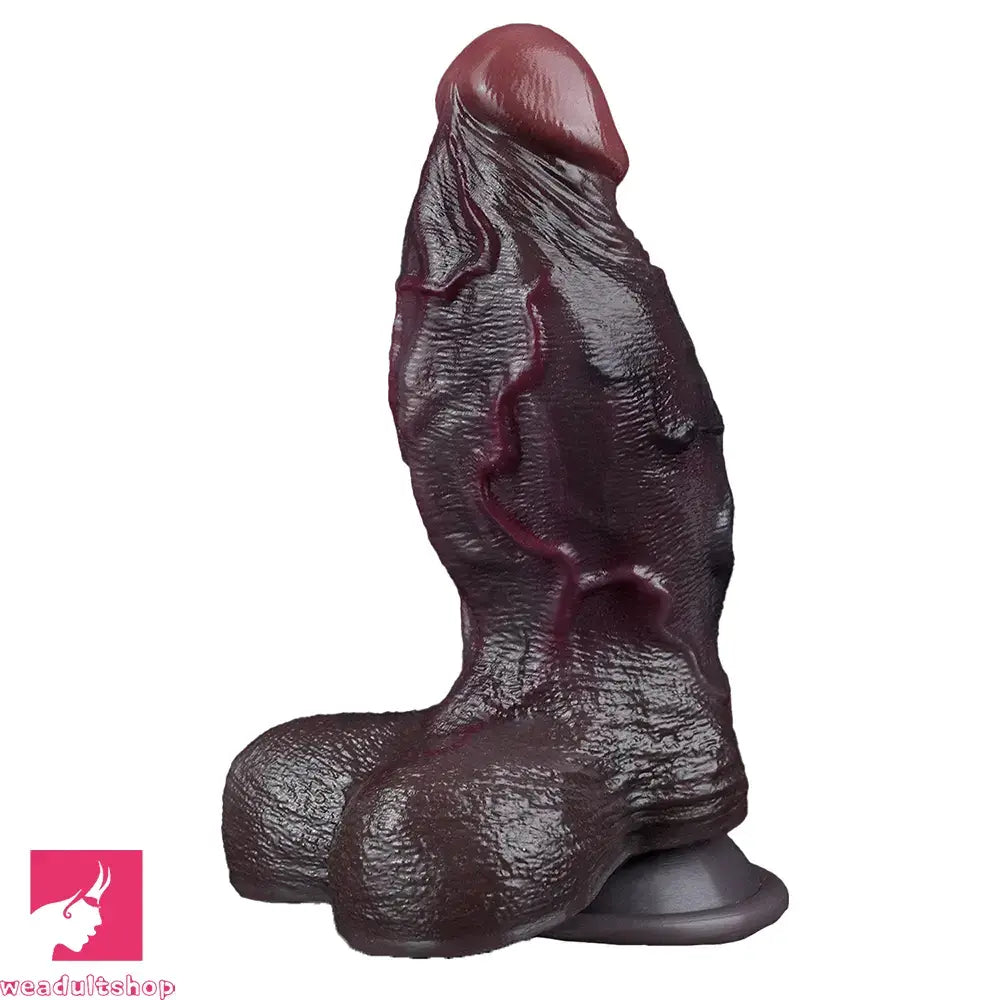 6.5in Dual Density Silicone Soft Real Feeling Dildo Adult Intimacy Love Toy