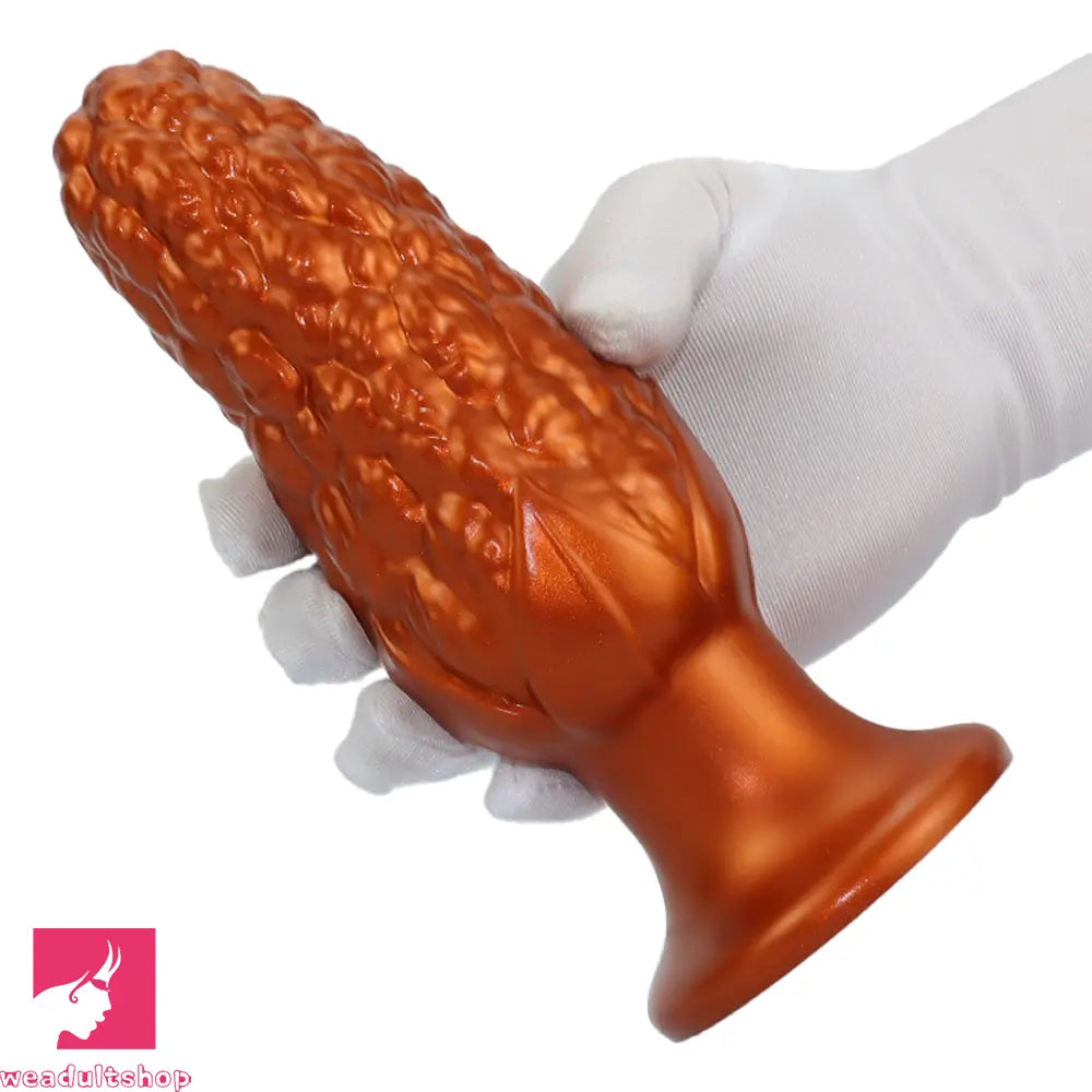 7.16in Graininess Raised Particles Reminiscent Corn Soft Butt Plug Dildo