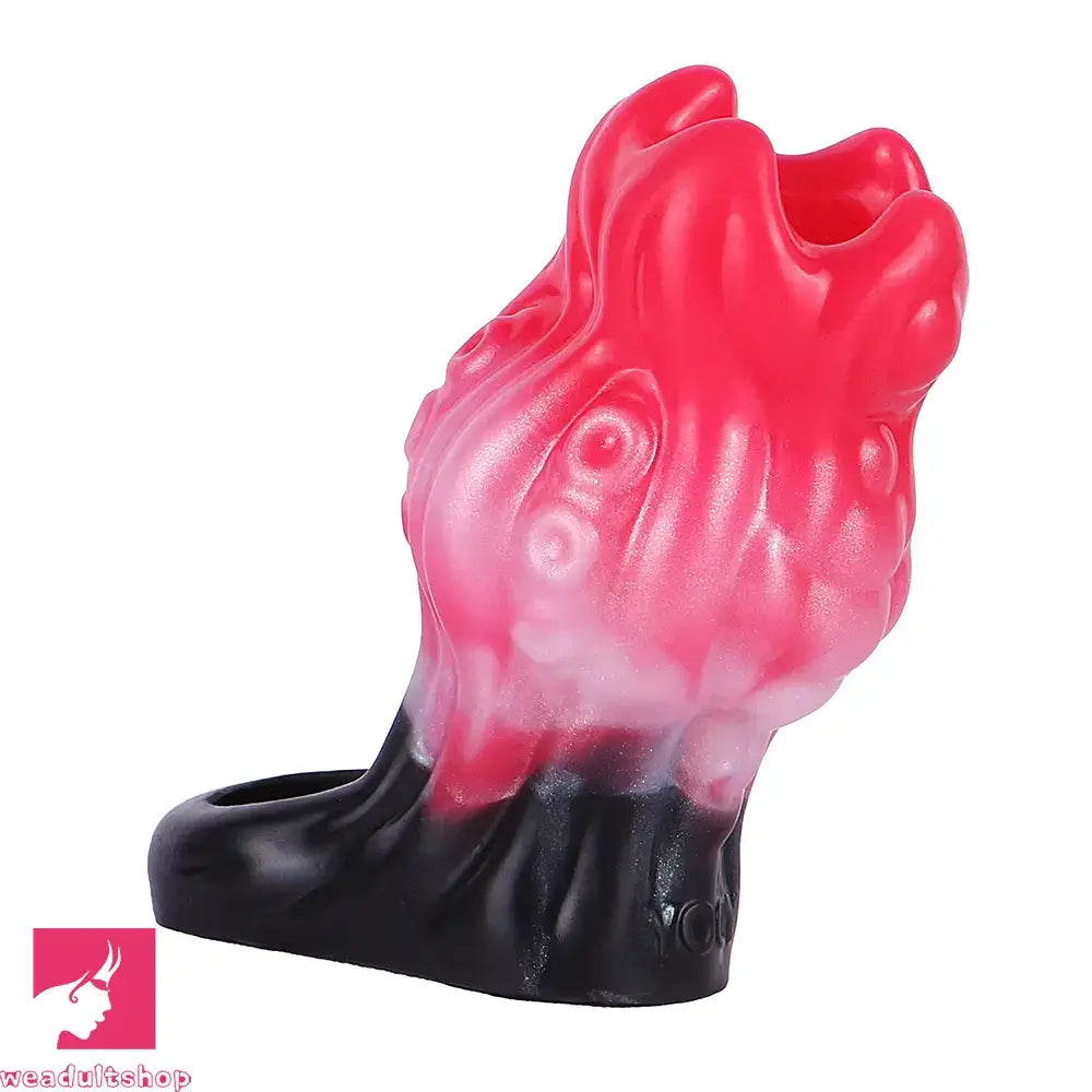 4.4in 5.11in 5.86in Fantasy Tentacle Silicone Dildo Sleeve Crown Top Quality