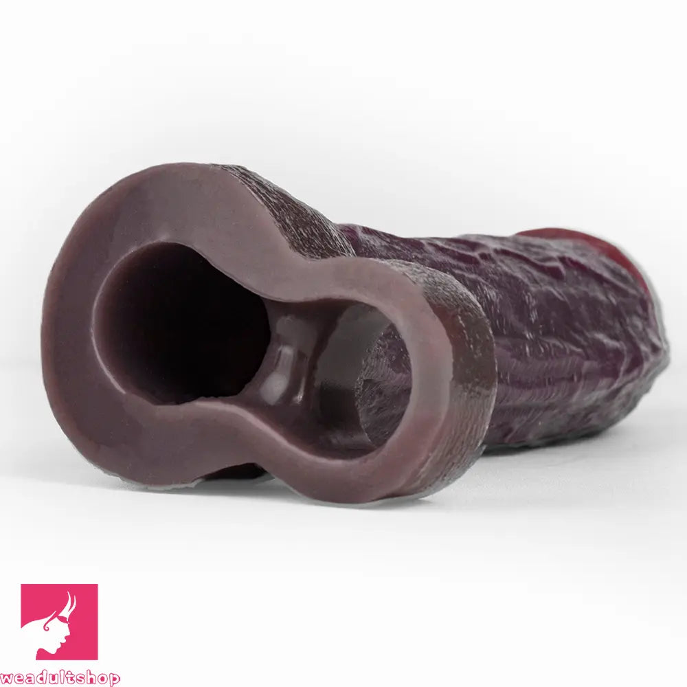 8.46in Uncut Realistic Texture Design Reusable Cock Cover Dildo Sleeve