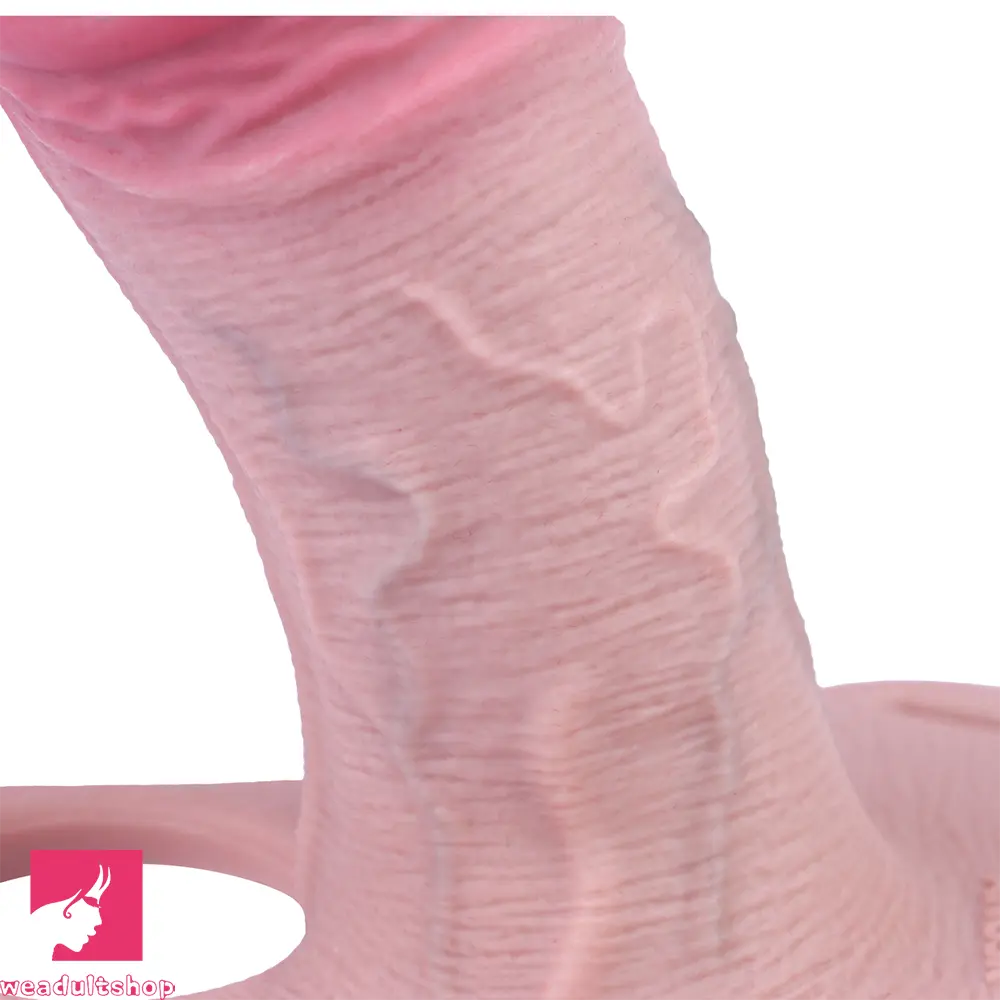 6.69in Strap on Chastity Dildo Wearable Realistic Cock Cage For Men Dilator