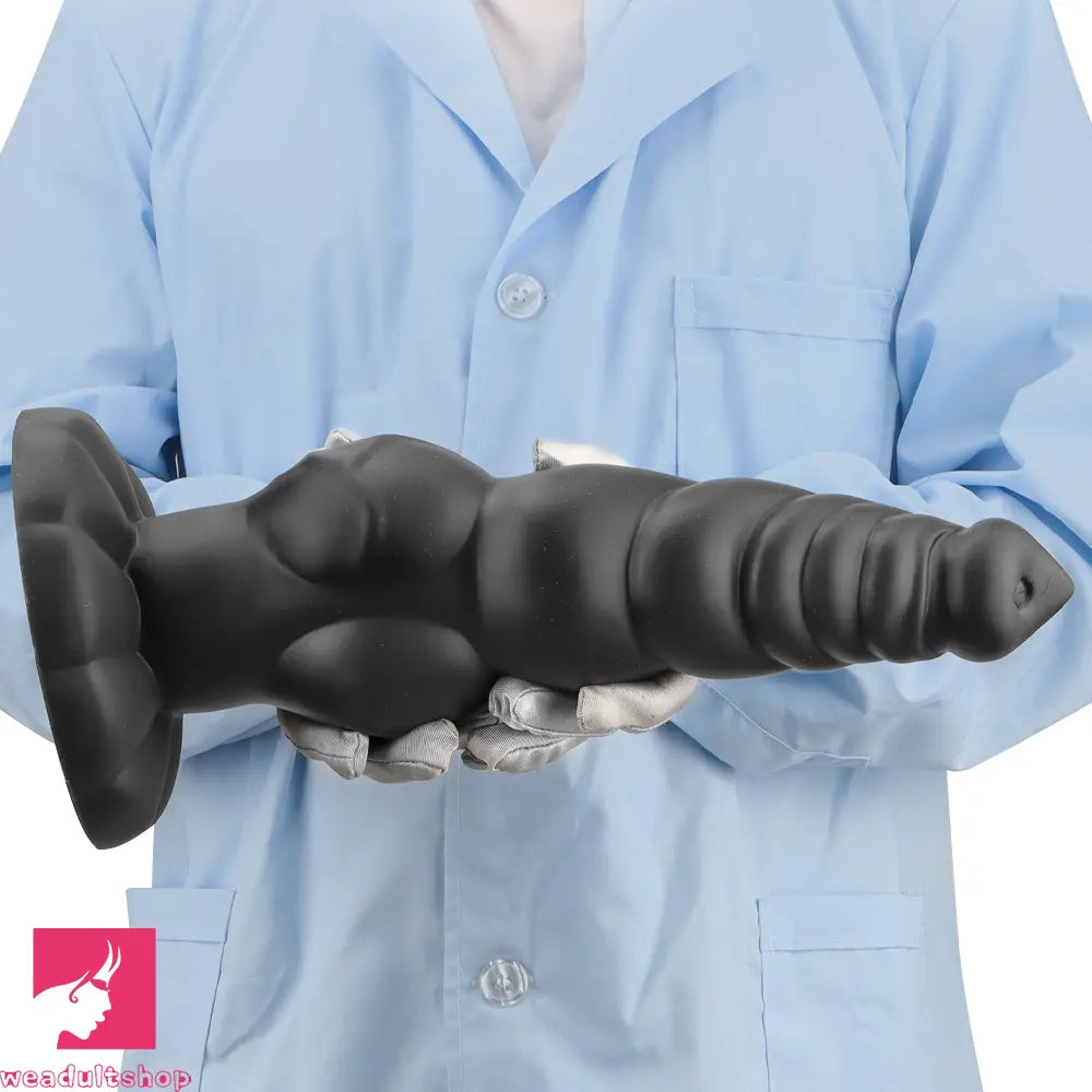 8.66in 11.81in 14.17in Heterosexual Animal Upgraded Dog Silicone Dildo